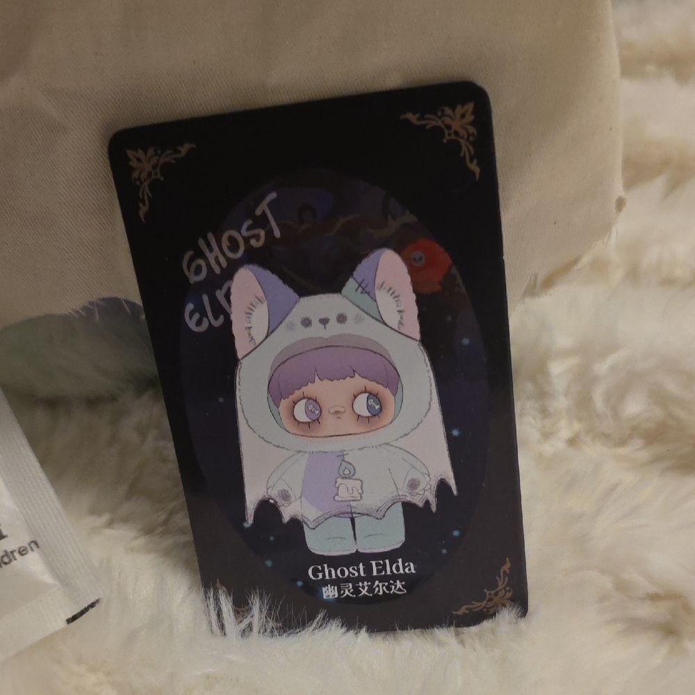 Dark Forest Ghost Elsa Doll Plush with Lavender Ears And Glow On The Dark Belly - Picture 3 of 8